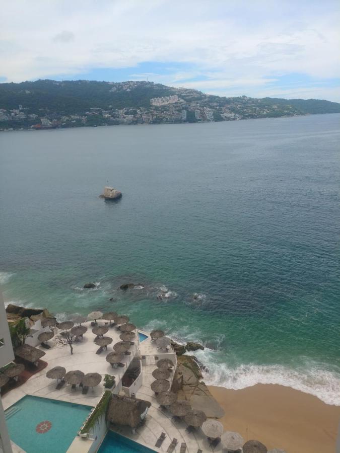 Suite Con Vista Al Mar A Pie De Playa Acapulco Buitenkant foto