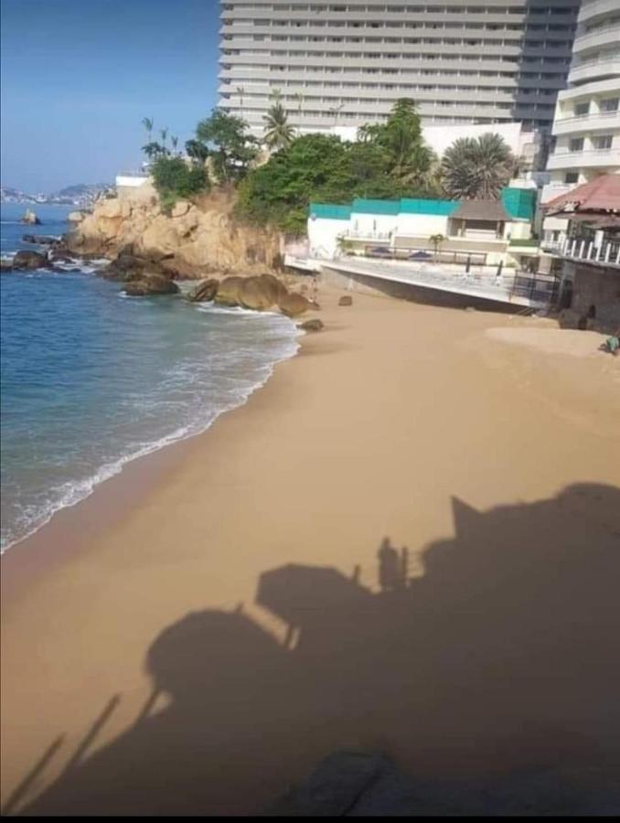 Suite Con Vista Al Mar A Pie De Playa Acapulco Buitenkant foto